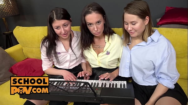 Julia Moon, Amalia Davis and Mary Frost are craving a cock adventure - itsPOV