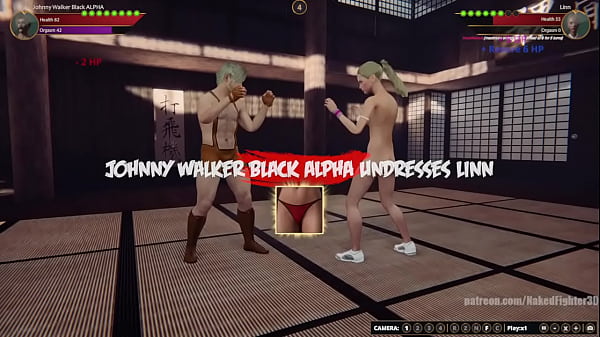 Johnny Walker Black ALPHA VS Linn (Naked Fighter 3D)