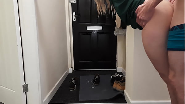 Delivery Guy Knocked on the Door as I Fucked my Wife and I let him Fuck her while I Watch.