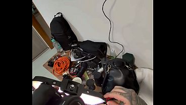 Petite Colombian woman in a porn video with a muscular Italian man - BACKSTAGE CLUB