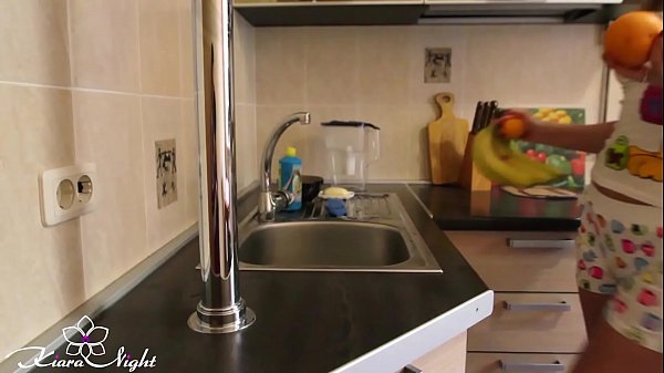 Babe Masturbate Pussy Big Banana and Orgasm - Food Fetish