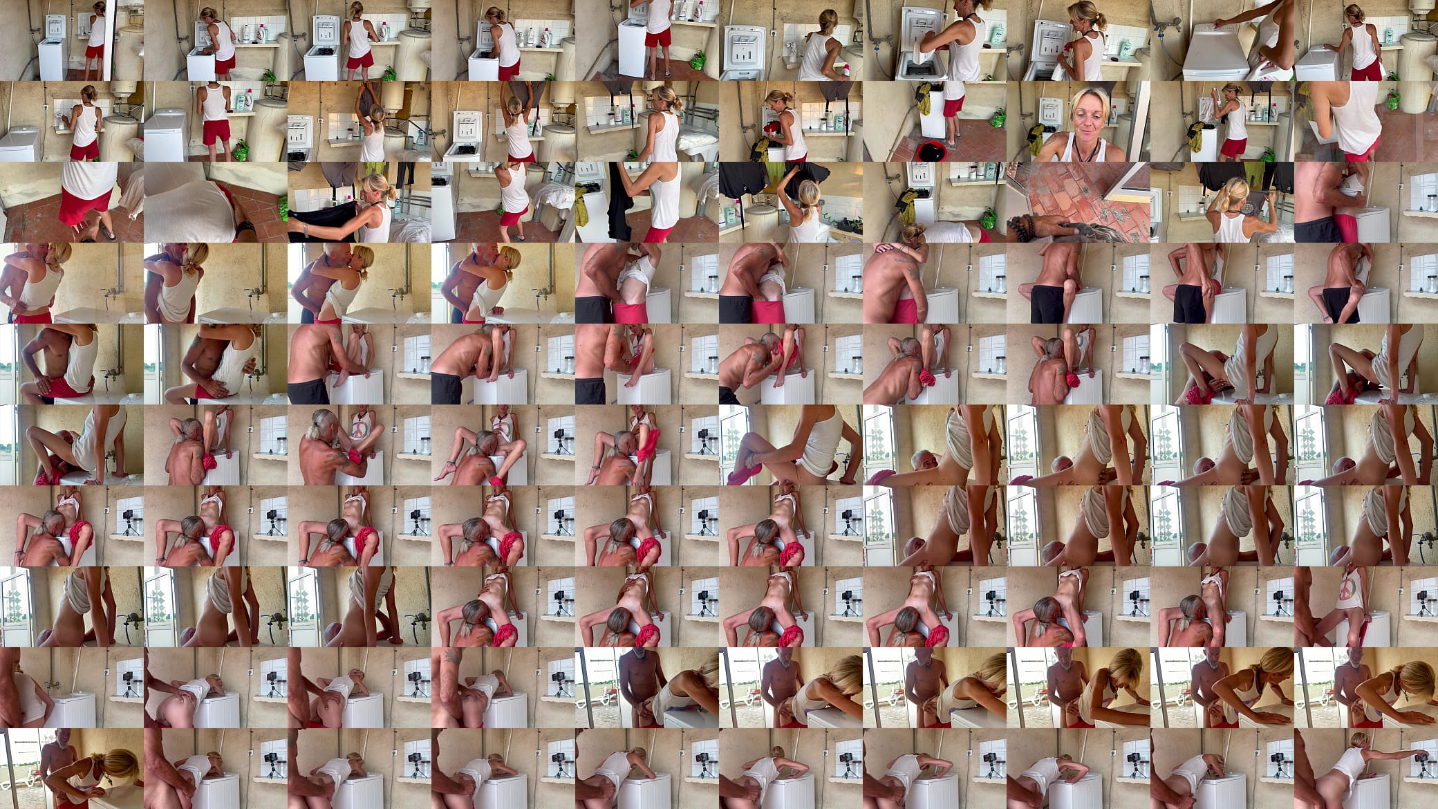 ACCIDENTAL SEX IN THE WASHING MACHINE - THE NEIGHBOR HAS TWO QUICK ORGASMS... CUM INSIDE !!! 预览图