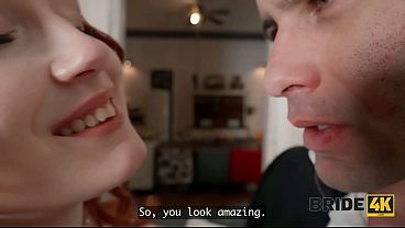BRIDE4K. The Husband can't wait to lick his Bride's every Hole and Bring her to Orgasm