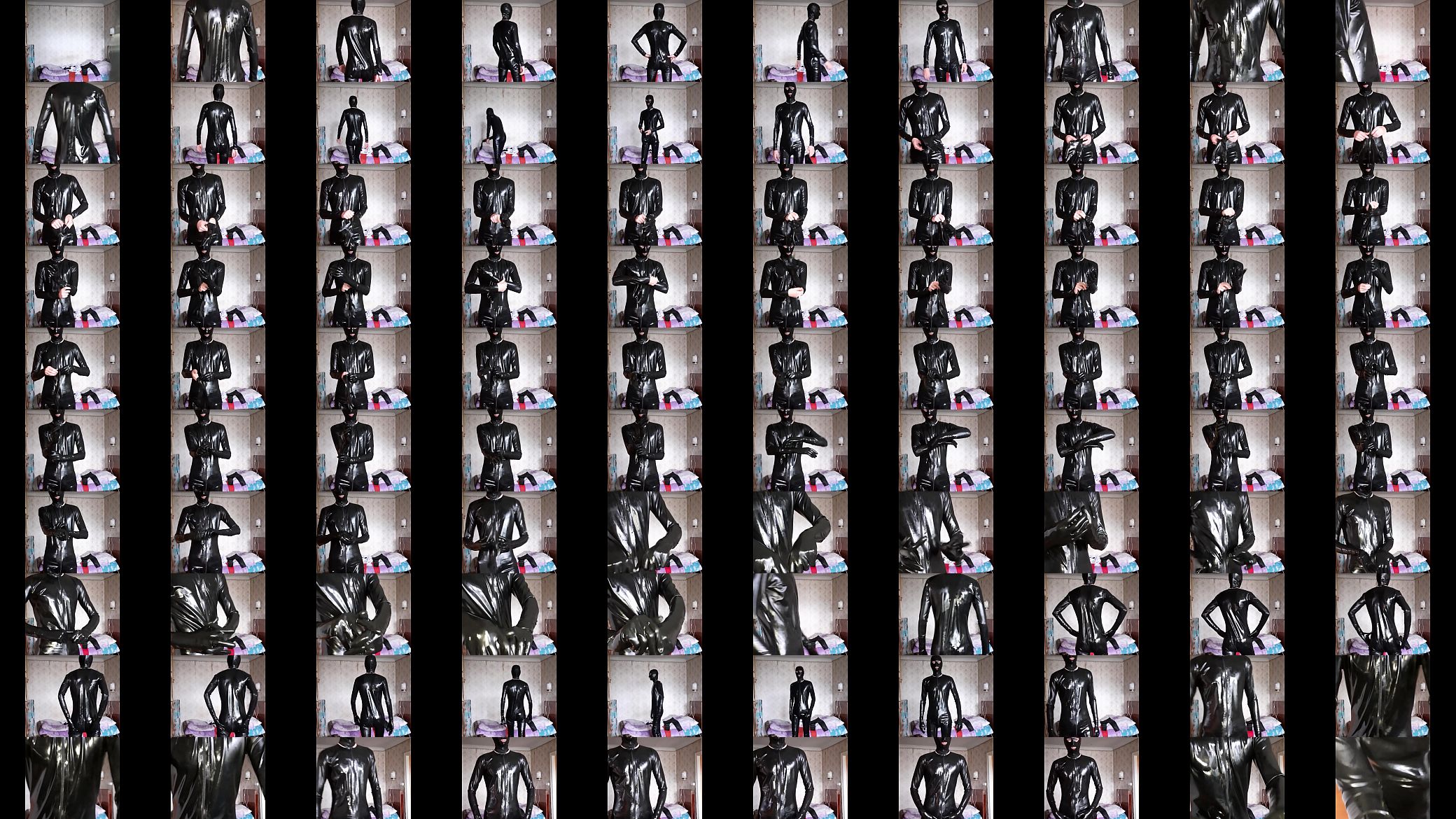 Guy in black latex suit 预览图
