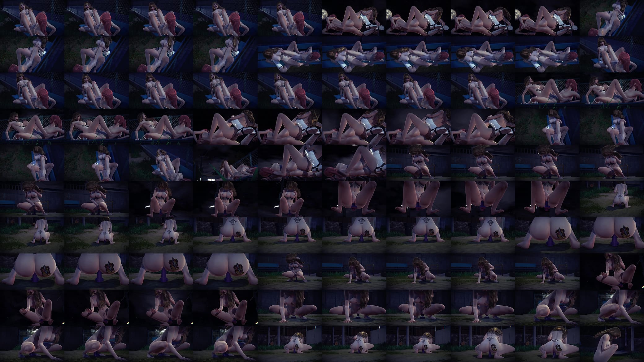 Hentai Uncensored - Hermi Fucked and dildo masturbation a park at night - Japanese Asian Manga Anime Game Porn 预览图
