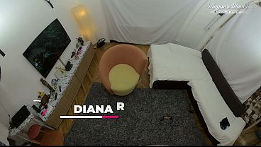 Busty chick Diana Rius with curves cannot wait to taste Mugur's cock