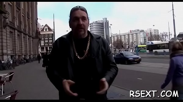 Horny guy visits the prostitutes and gets fat dick sucked