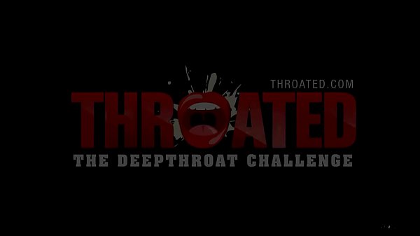 Gorgeous babe is sucking guys third leg passionately