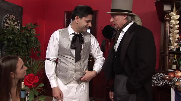 Pulling their panties to the side, they give their stunt dicks access to their wet slits...