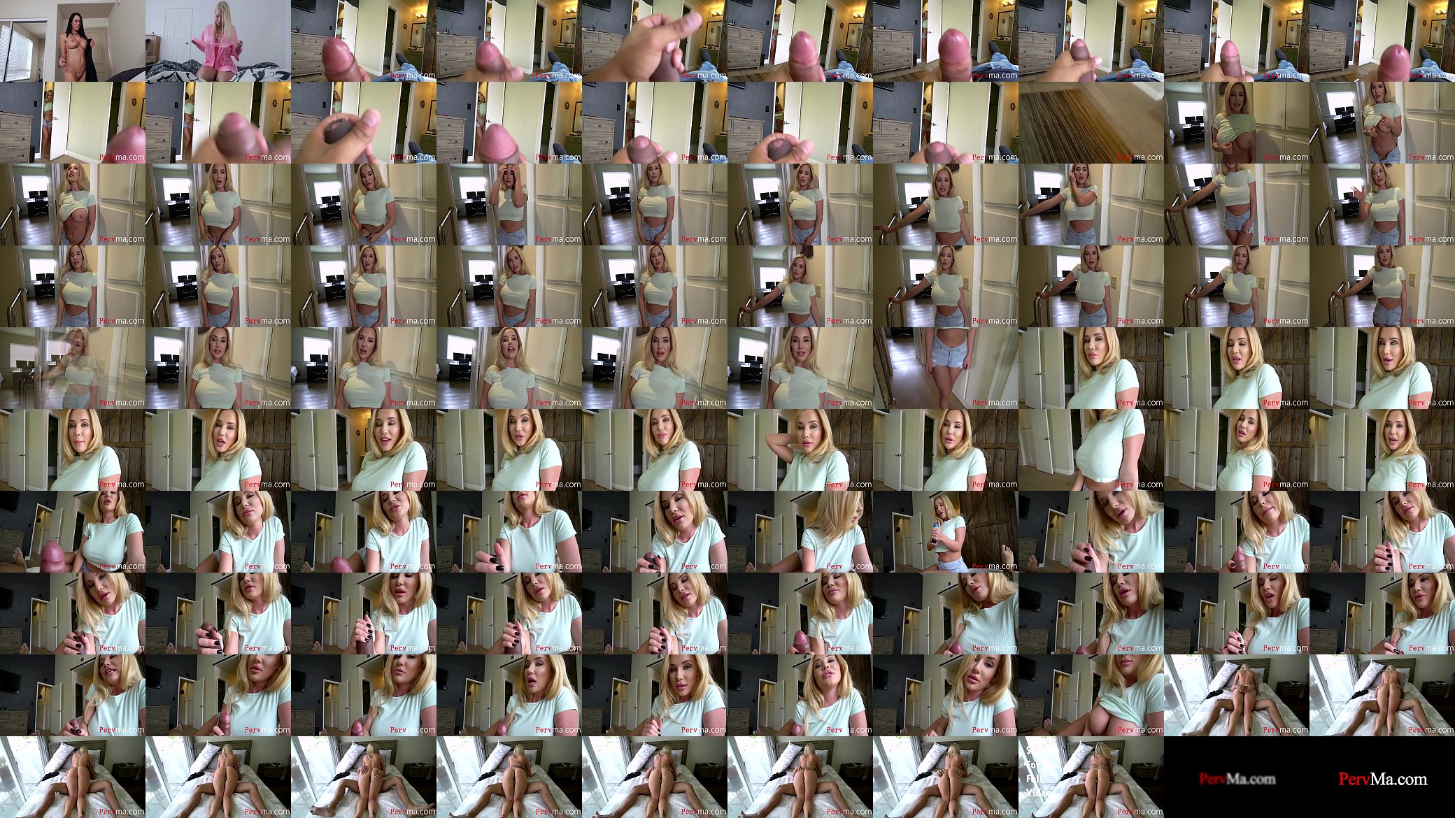 Pervma - Blonde Step Mom Caught Masturbating At &#039;s- Savannah Bond 预览图