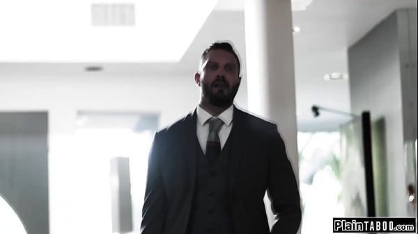 Download Video - PlainTaboo&period;com - Big tits wife offers body to finance guy