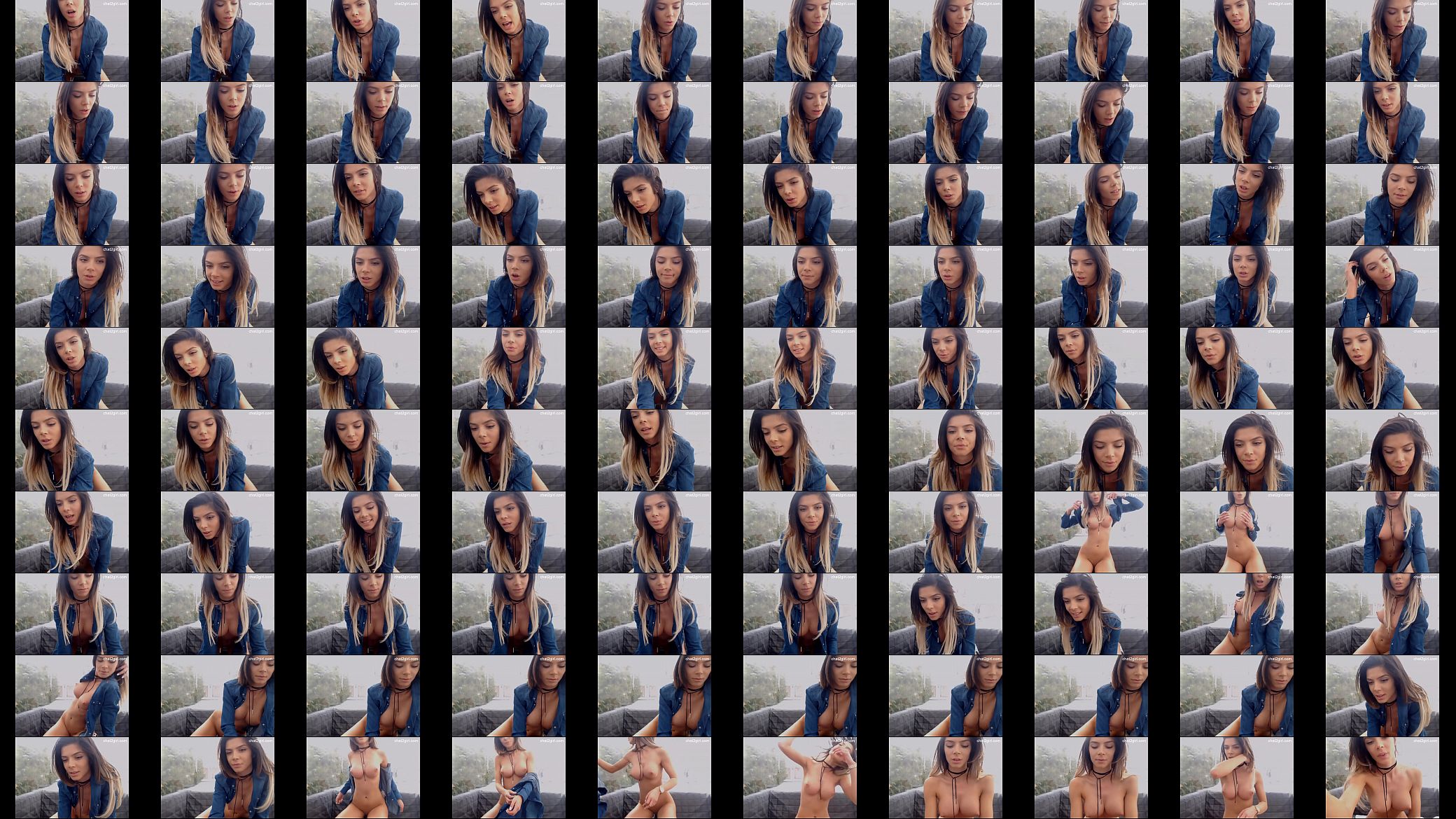 Hot girl having fun on webcam 预览图