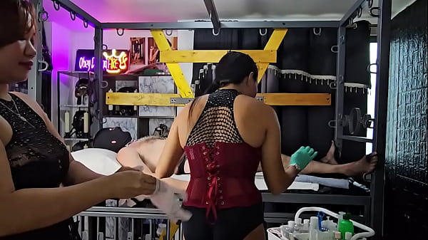 Asian Dominatrix DominaFire Sounding Slave