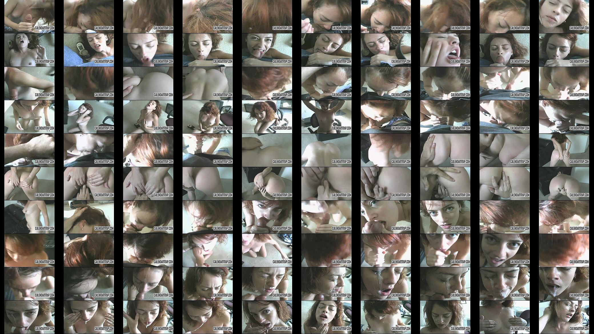 Skinny redhead gives a POV blowjob to a big cock 预览图