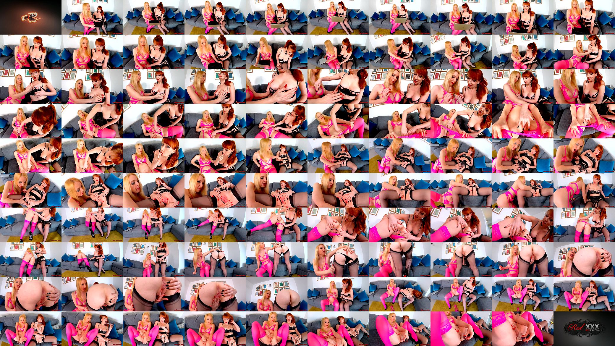 Red XXX and Lucy Gresty masturbate together 预览图