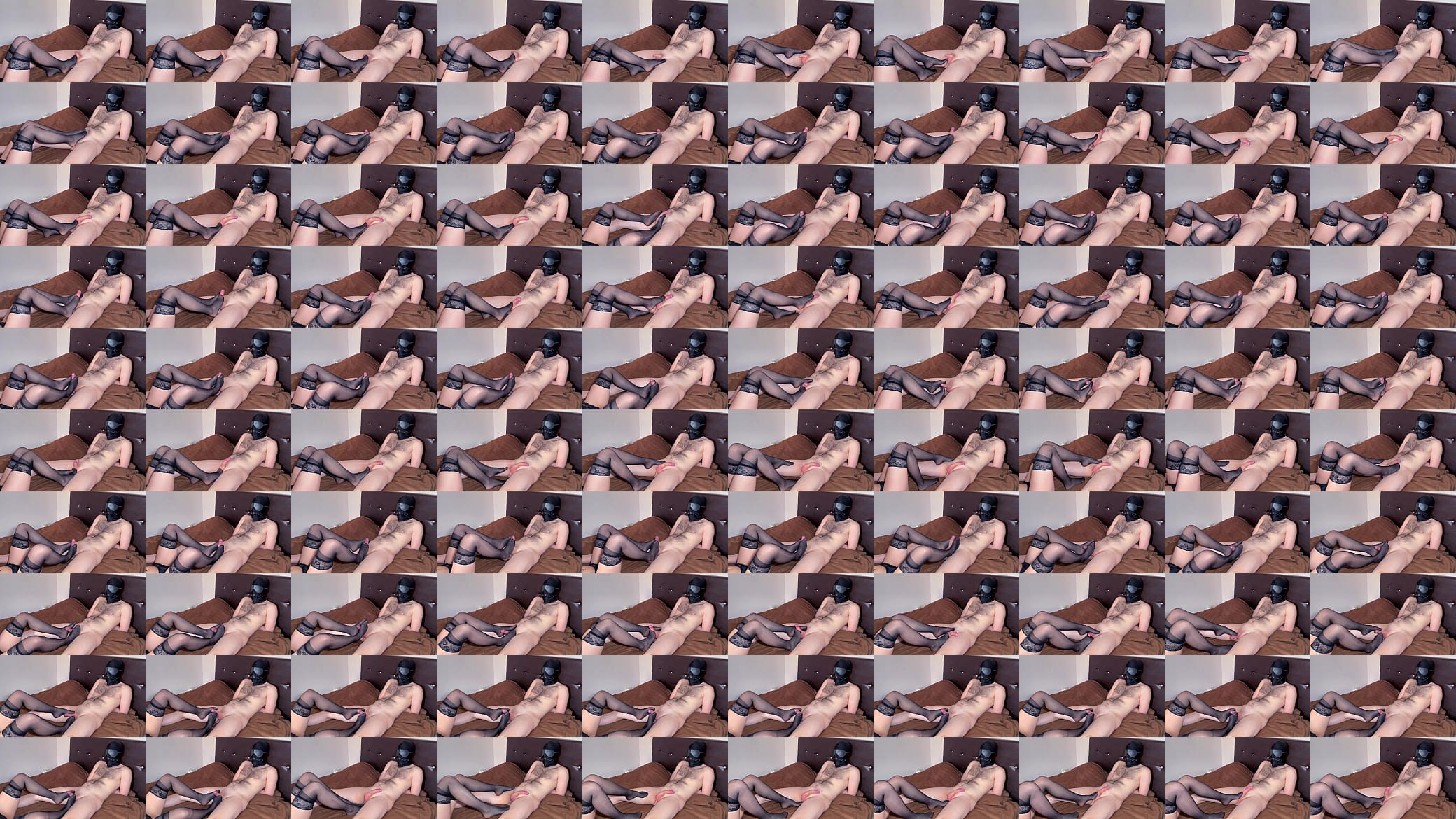 Mistress Footjob for tied man 预览图