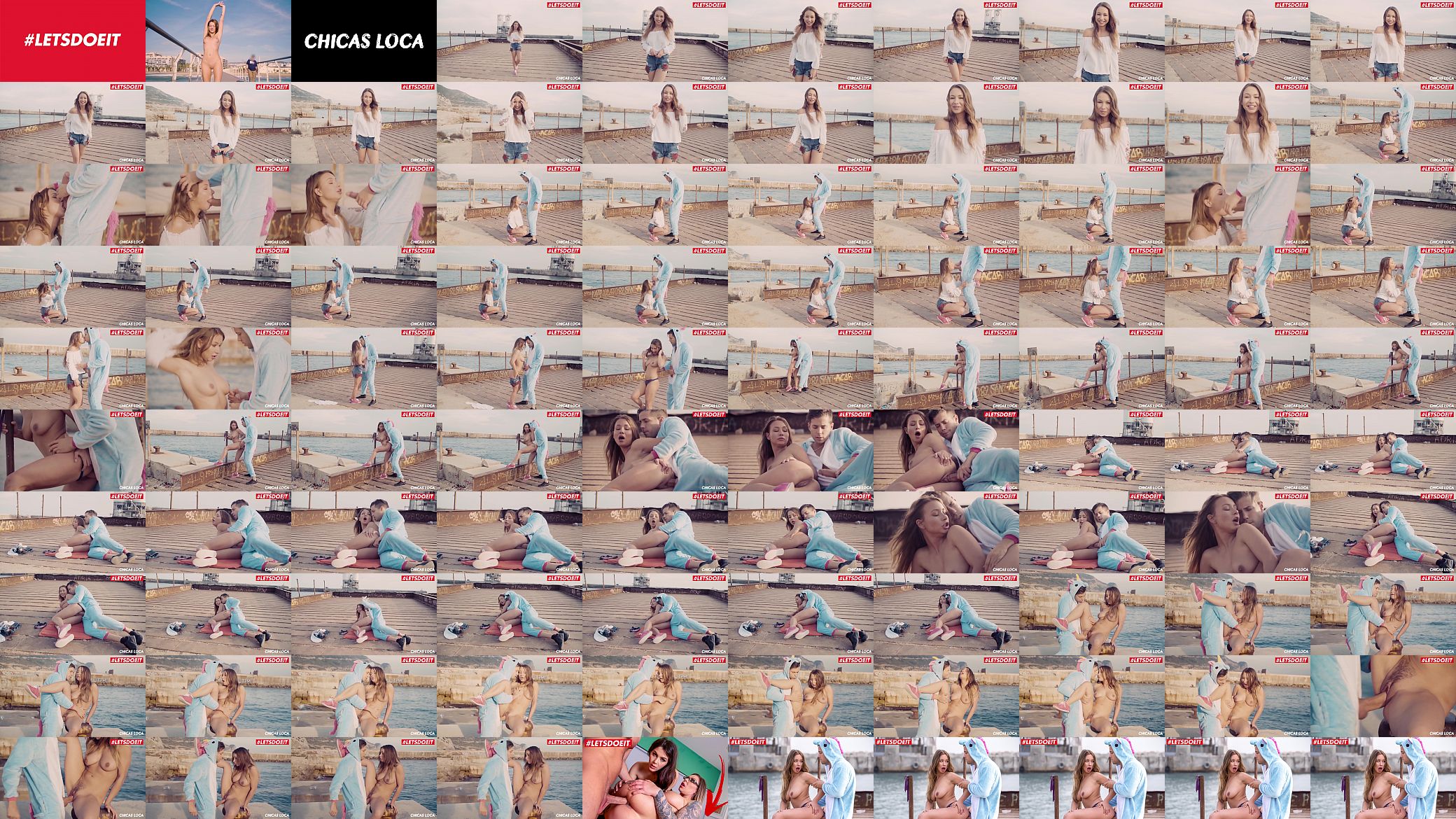 LETSDOEIT - Unicorn Fetish Sex With Hot Teen Taylor Sands at The Beach 预览图