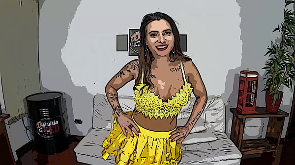 Jully Souza in intense anal cartoon version