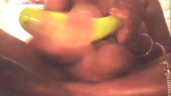 Indian Girl Fucking with vegetable