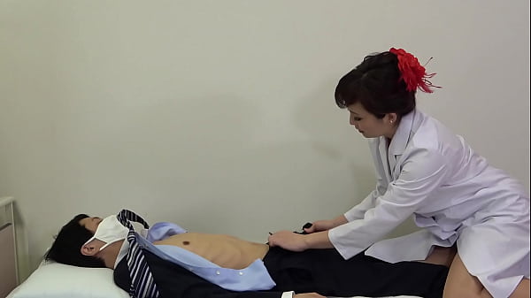 Nympho Teacher Anal Fingering and Strapon Pegging