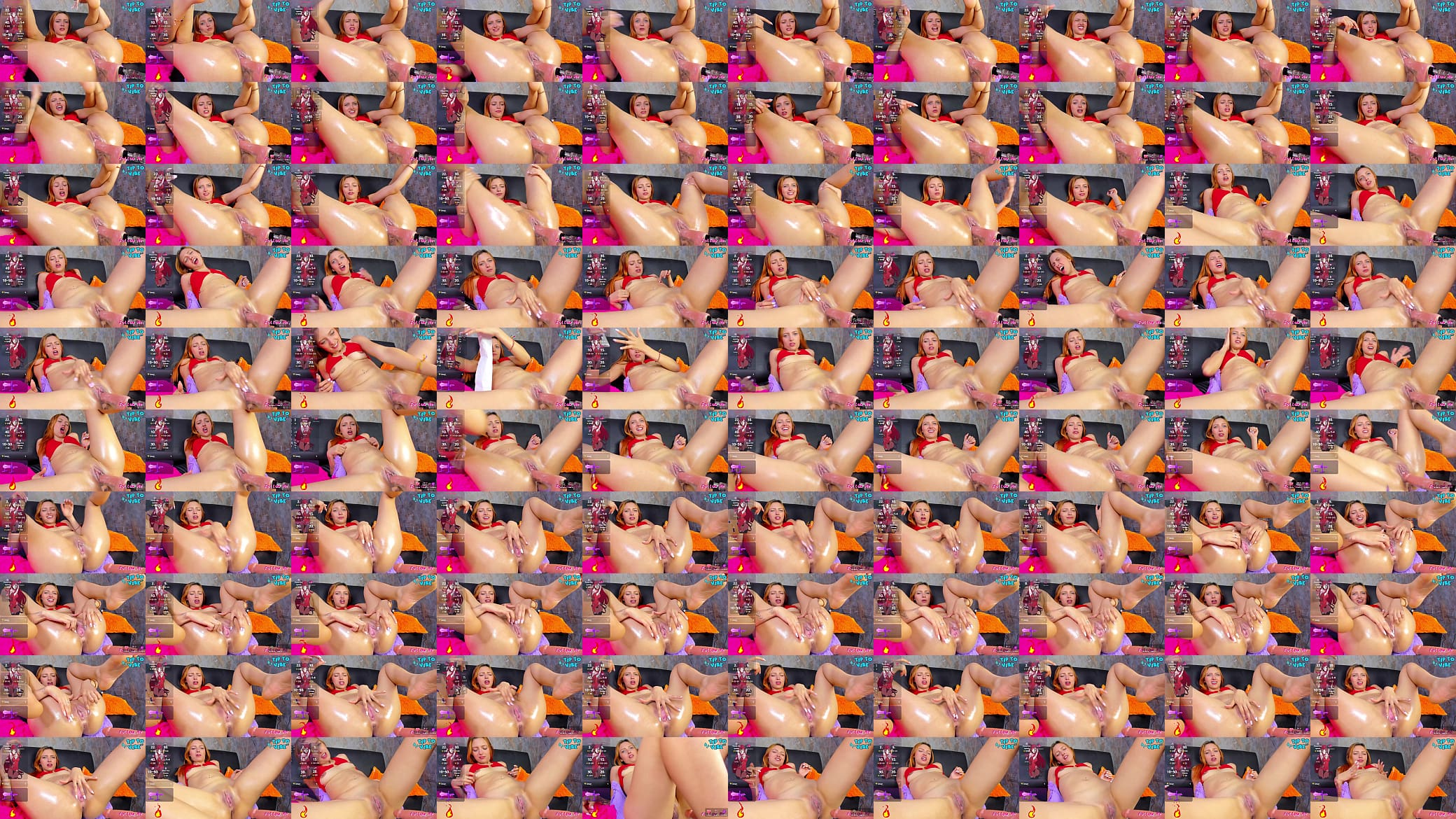Wet pussy of this girl how she fucks with the Machine 预览图
