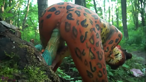 sex in tiger body paint