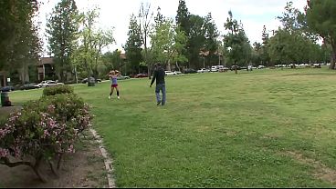 Skinny piped by a big cock