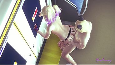 Download Video - Suicide Squad Yaoi 3D - Will they get caught fucking Harley Quinn femboy on the train&quest; - Sissy Japanese Asian Manga anime game porn