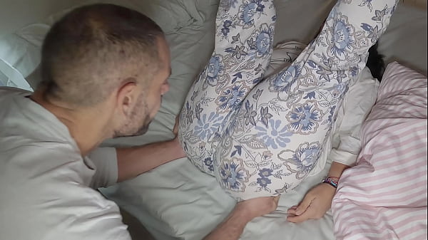 Lesbian sex in the kitchen: my wife's mature stepmom and her slutty stepdaughter suck each other's pussy while I film them. These chubby girls fuck each other very well before cooking