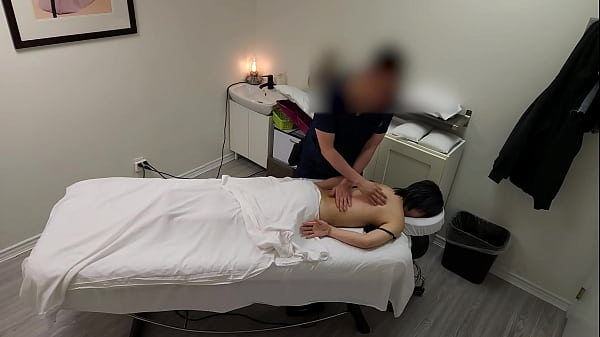 Petite Japanese girl was seduced, and fucked twice during massage