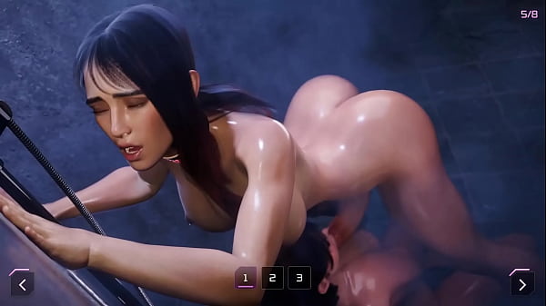 A sexy futa dominates and brings her to orgasm. 3D hentai game animation
