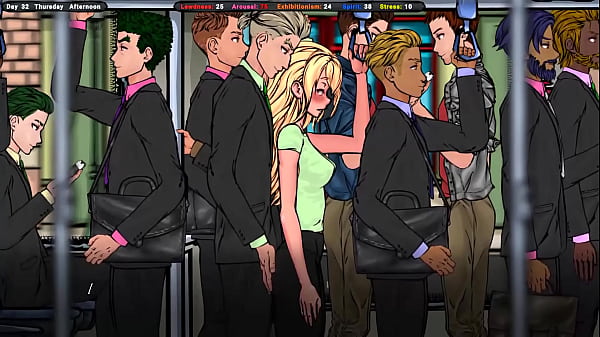 Jenny got on the bus and a stranger's cock rubbed against her sweet ass.