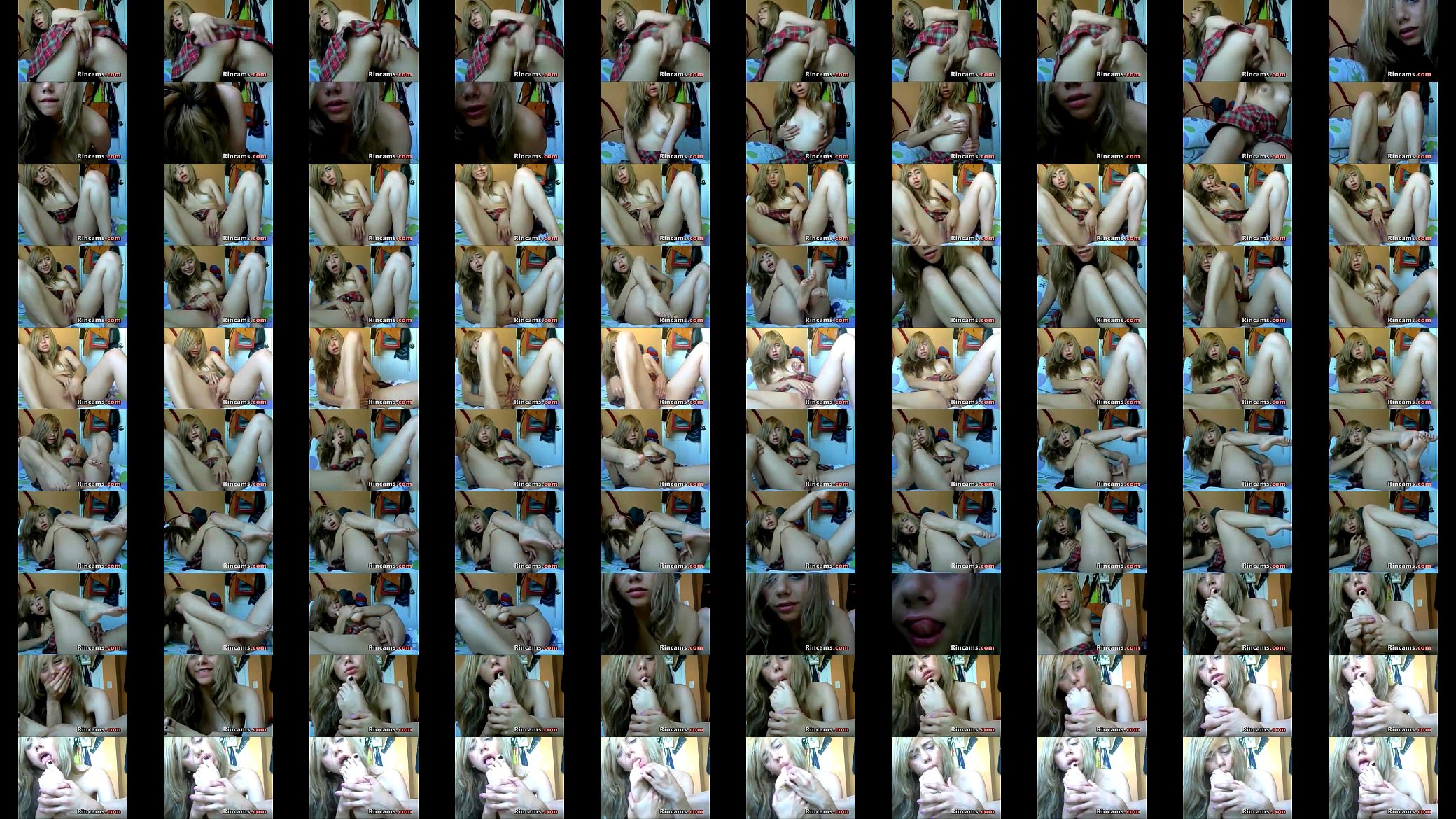Blonde masturbation and foot fetish 预览图
