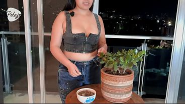 Desperate Housewife Pays the Gardener with Sex to Save Her Plants (PART 1)