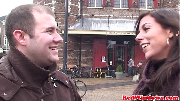 Dutch hooker cocksucking before doggystyle
