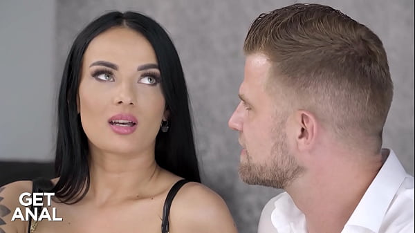 Big Booty Teen Brunette Maddy May Anal Orgasms From Big White Cock