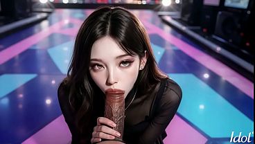 In this club, all the girls are such skilled suckers, incredible blowjob![AI Generated]