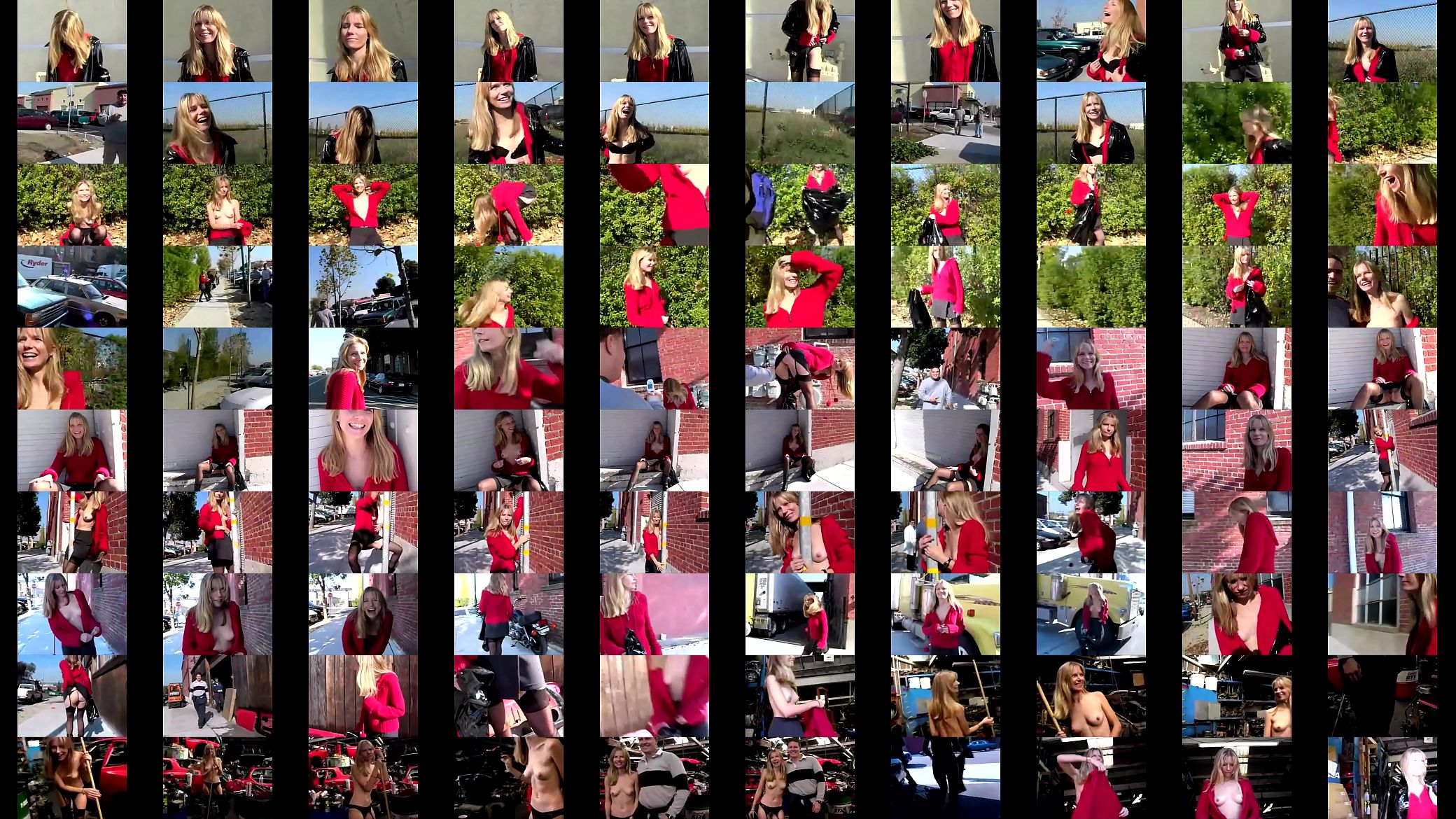 Blonde Max Vegan, public flasher fun in LA 预览图