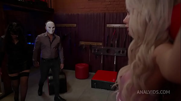 Husband and Wife lured Family Friend in BDSM Lair! Fisting vagina   cock in the ass at the same time RC004