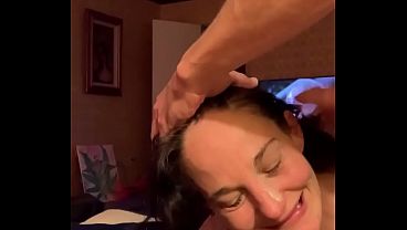 Teacher gets Double cum facial from 18yo