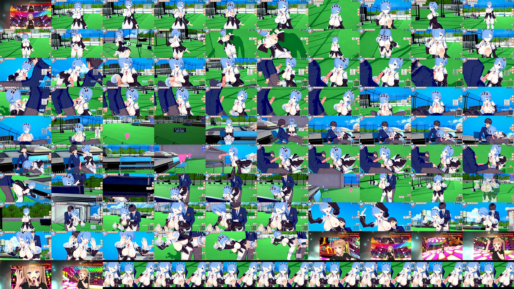 【エロゲーコイカツ！】リゼロ レム(Re Zero Rem)におっぱい揉みまくりH！3DCG巨乳アニメ動画(ゼロから始める異世界生活)【ヘンタイゲーム】 预览图