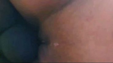 Close-up shot focused inside her pussy.