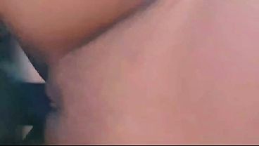 Close-up shot focused inside her pussy.