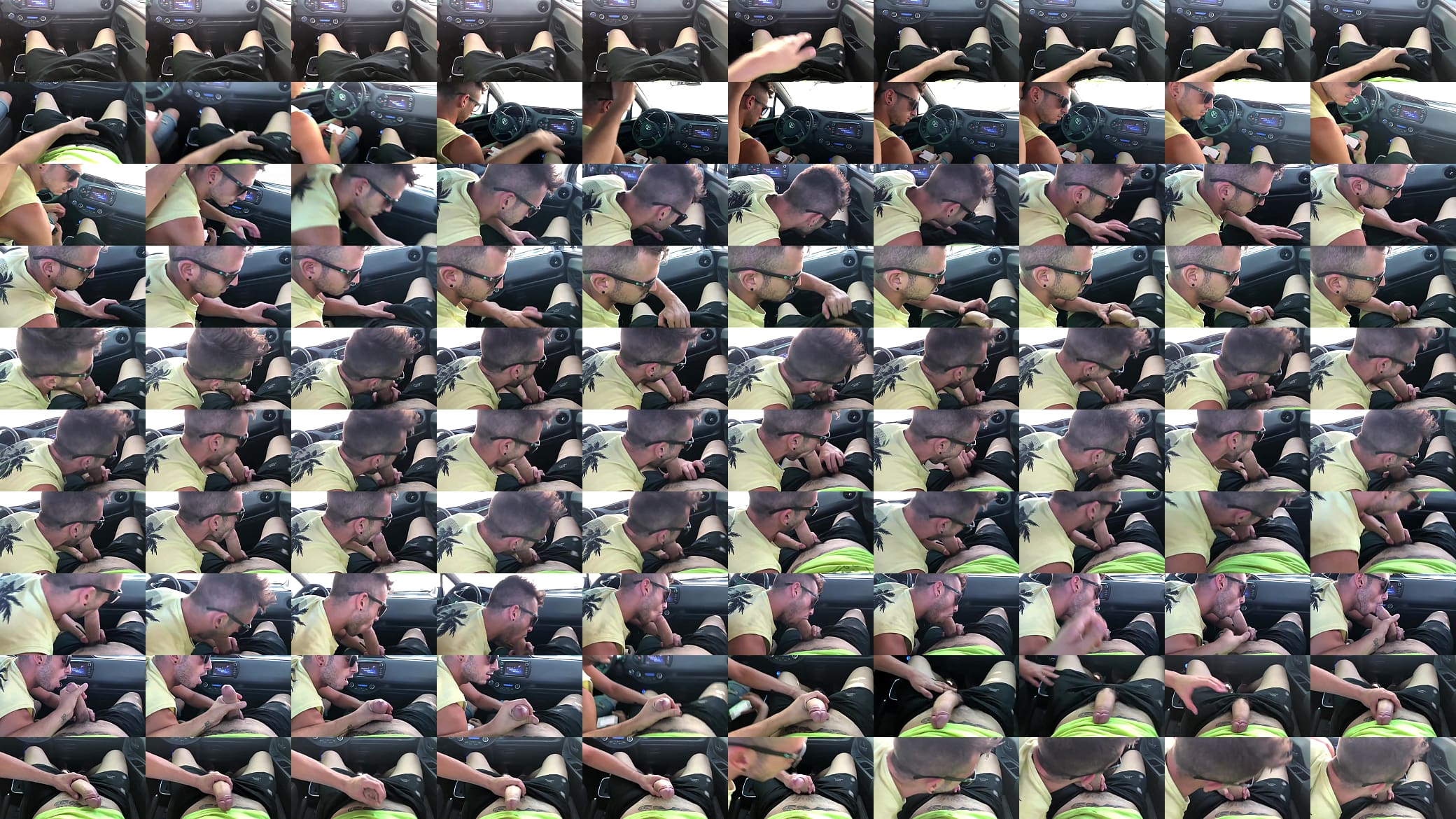 Boy sucking a big dick in a car 预览图