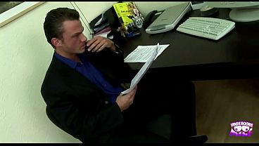 A handsome black man makes love to a blonde