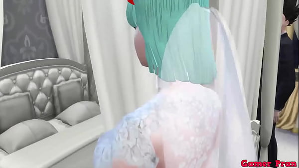Download Video - El Matrimonio de Bulma Episodio 1 Bulma Deliciosa Esposa se Casa con su Amado Marido pero es Chantajiada por el Maestro y es Follada por unos Negros el dia de su Boda Netorare Hentai