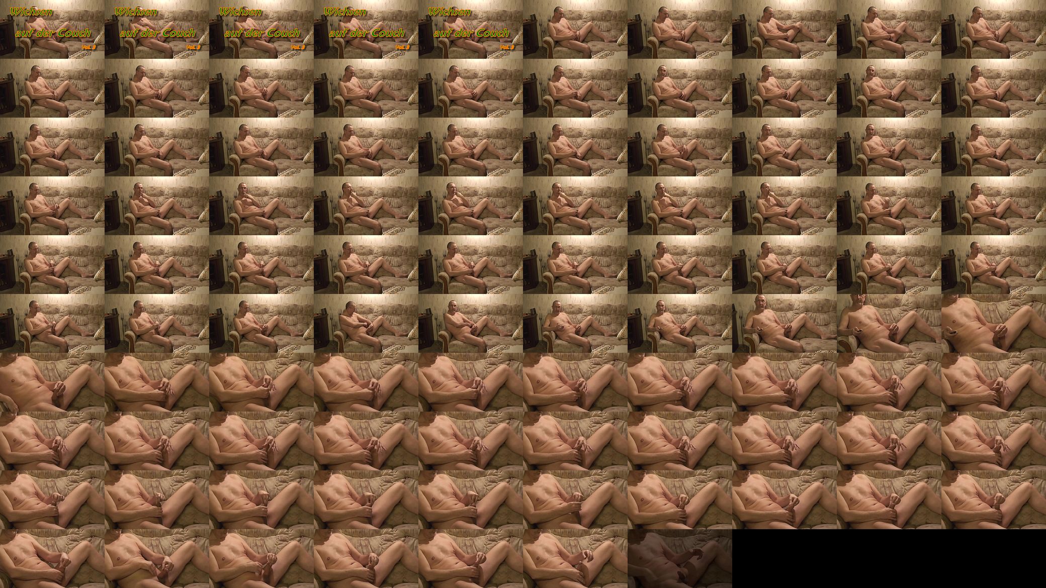 Nackedei wichst auf der Couch 3 预览图