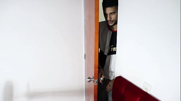 Hot Brunette Makes Tik Tok Videos at Her Best Friend's House, And He Arrives and Sees Her All Sensual and Pretty and Wants Her to Fuck Him Too - SPANISH PORN