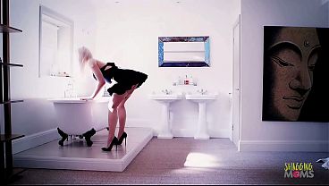 The loyal maid was serving her master but she was interrupted by the joining wife 22 min