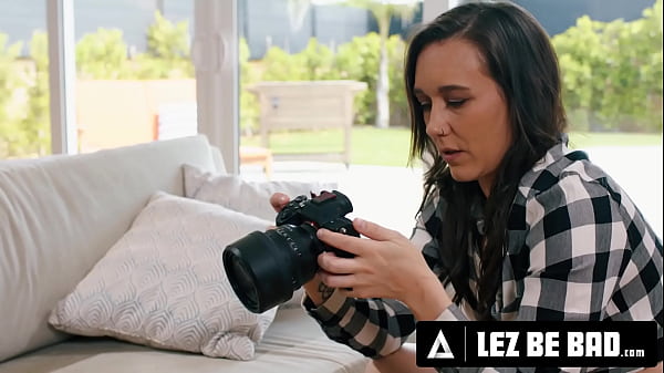 Download Video - LEZ BE BAD - Photographer Sinn Sage Spanks & Destroys Graduating Victoria Voxxx's Ass With Strap-On